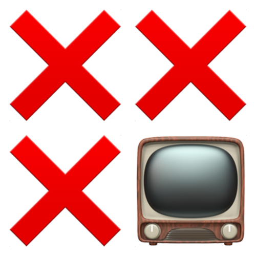 ❌❌❌📺 Emoji Domain iOS rendering
